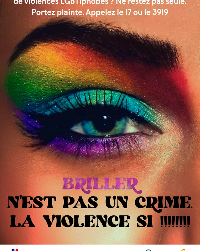 Briller n'est pas un crime — Campagne contre les violences LGBTIphobes — une affiche, trois déclinaisons