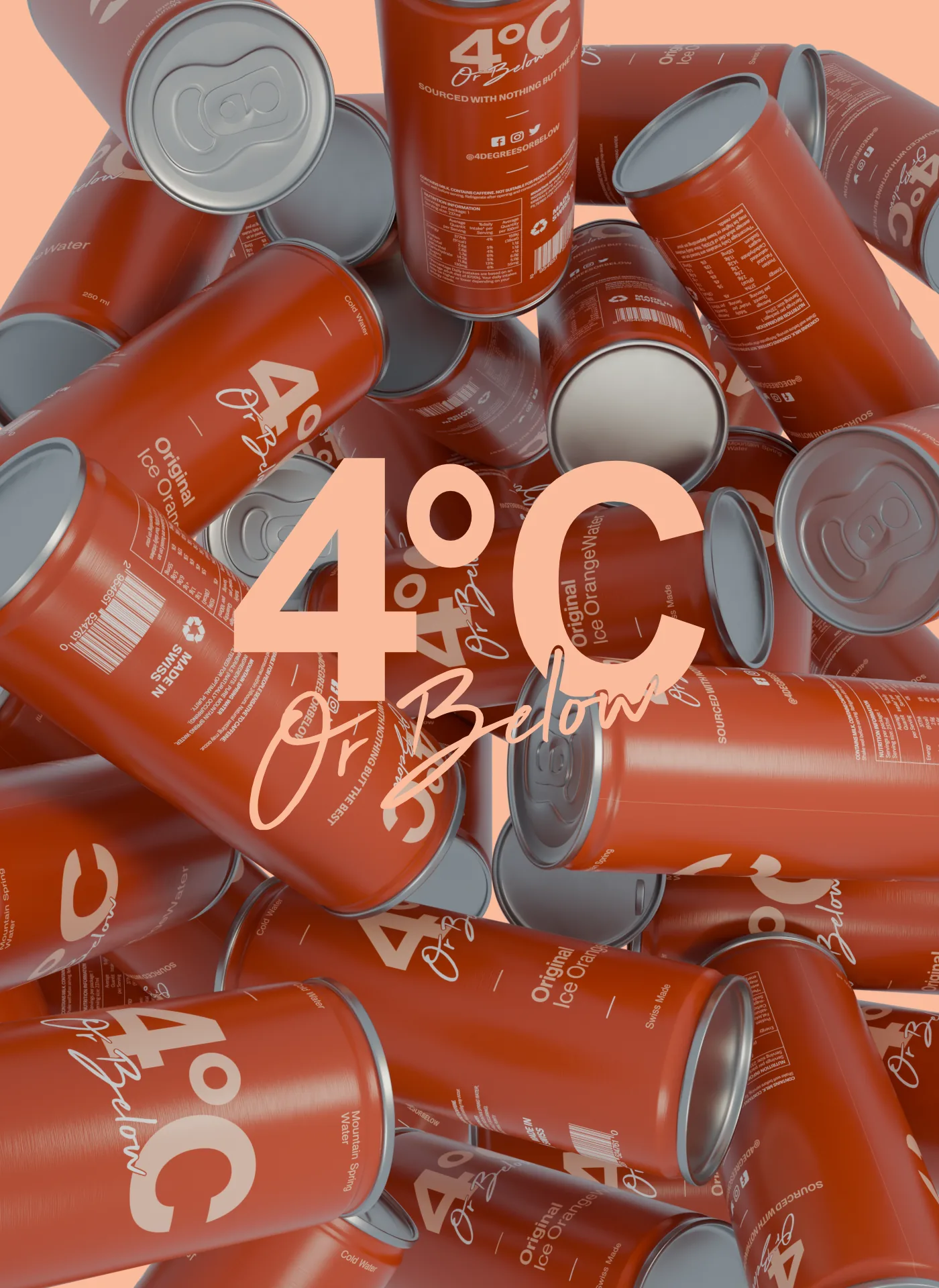 4°C Or Below — Orange variant
