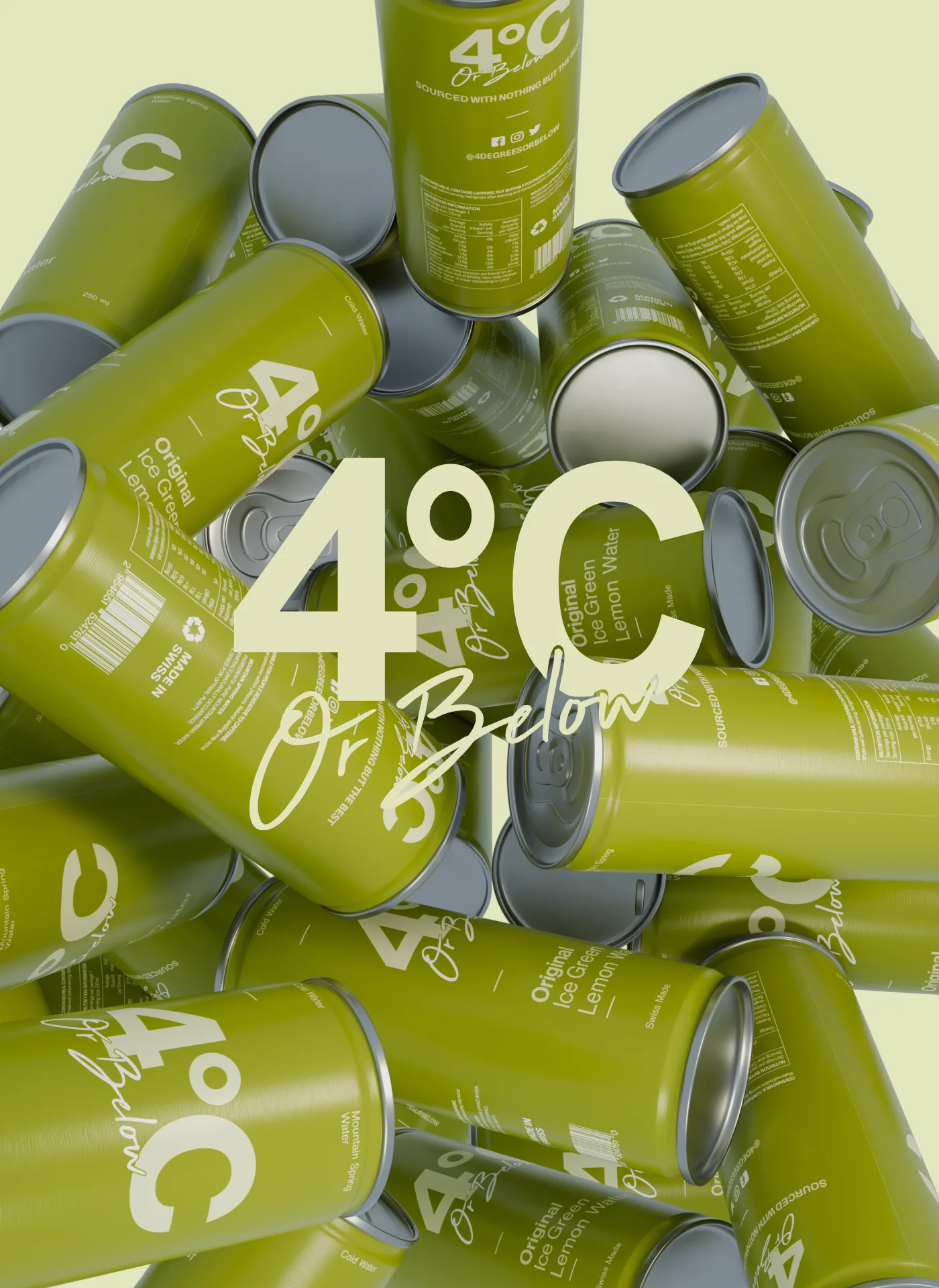 4°C Or Below — Green variant